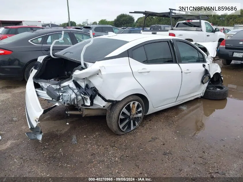 2022 Nissan Versa Sr VIN: 3N1CN8FV6NL859686 Lot: 40270965