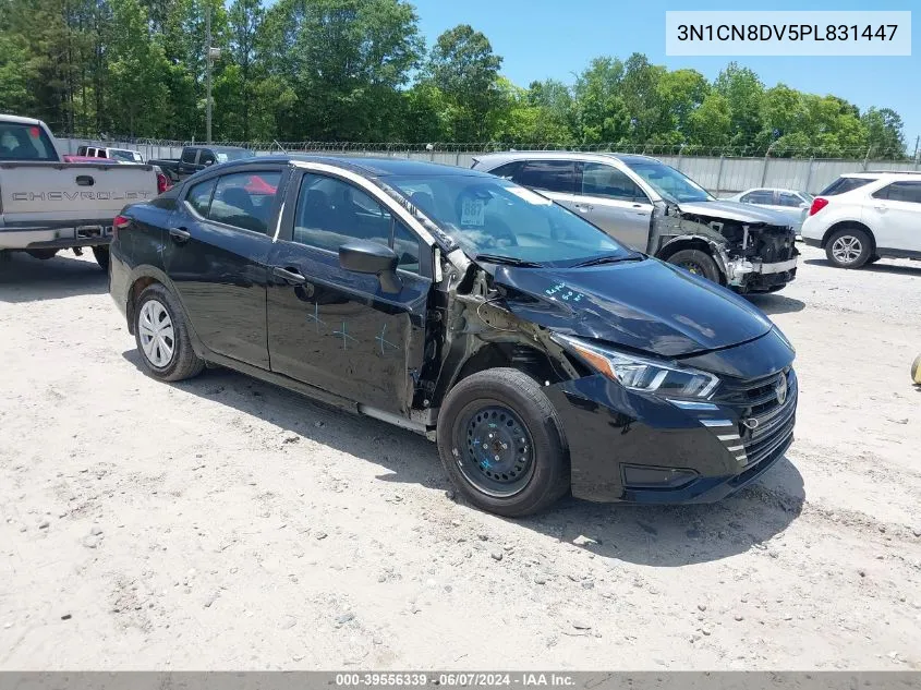 2023 Nissan Versa 1.6 S Xtronic Cvt VIN: 3N1CN8DV5PL831447 Lot: 39556339