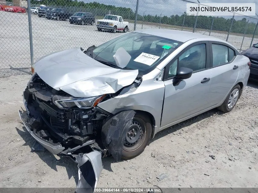 2023 Nissan Versa 1.6 S Xtronic Cvt VIN: 3N1CN8DV6PL854574 Lot: 39664144