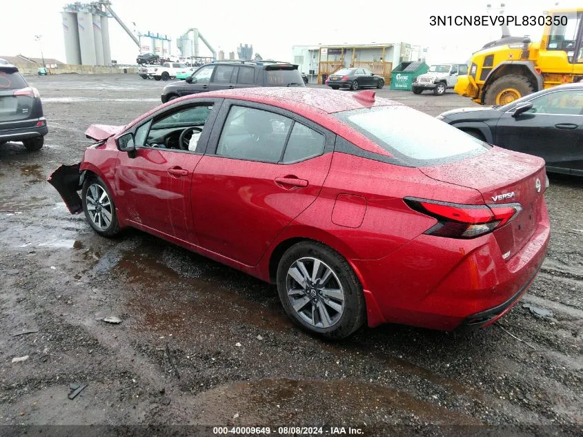 2023 Nissan Versa 1.6 Sv Xtronic Cvt VIN: 3N1CN8EV9PL830350 Lot: 40009649