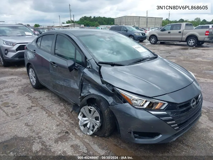 2023 Nissan Versa 1.6 S Xtronic Cvt VIN: 3N1CN8DV6PL868605 Lot: 40248697