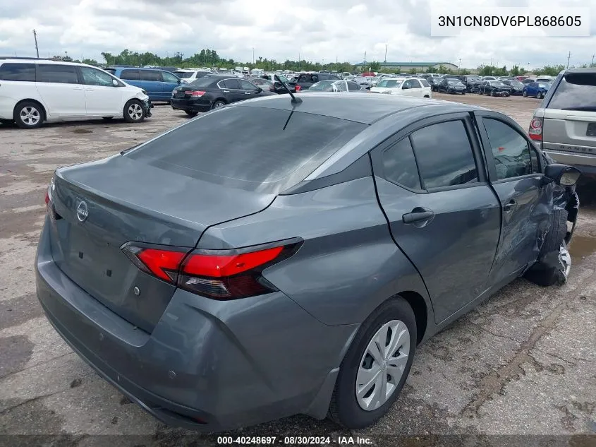 2023 Nissan Versa 1.6 S Xtronic Cvt VIN: 3N1CN8DV6PL868605 Lot: 40248697