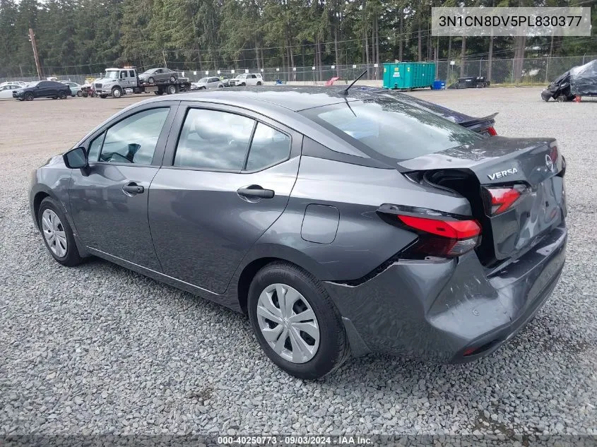 2023 Nissan Versa 1.6 S Xtronic Cvt VIN: 3N1CN8DV5PL830377 Lot: 40250773