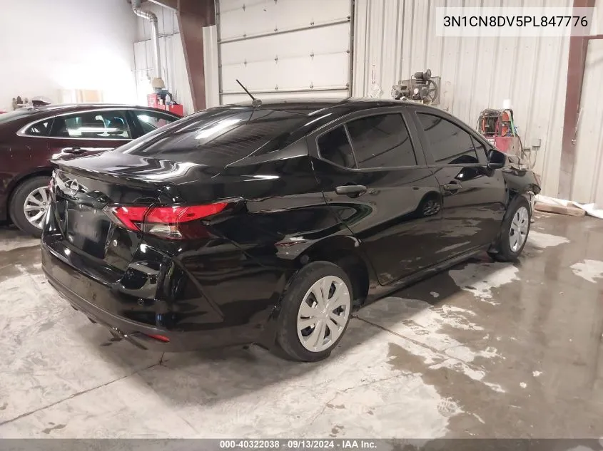 2023 Nissan Versa 1.6 S Xtronic Cvt VIN: 3N1CN8DV5PL847776 Lot: 40322038