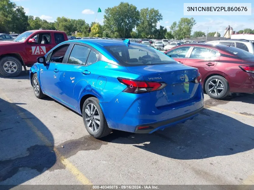 2023 Nissan Versa 1.6 Sv Xtronic Cvt VIN: 3N1CN8EV2PL860676 Lot: 40345075