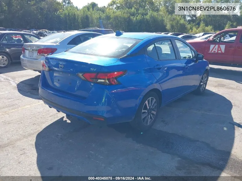 2023 Nissan Versa 1.6 Sv Xtronic Cvt VIN: 3N1CN8EV2PL860676 Lot: 40345075