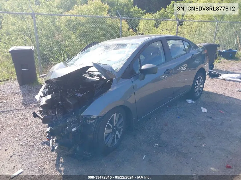 2024 Nissan Versa 1.6 S VIN: 3N1CN8DV8RL877812 Lot: 39472815