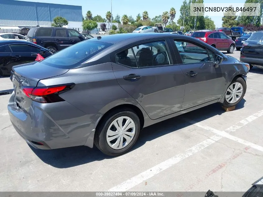 2024 Nissan Versa 1.6 S VIN: 3N1CN8DV3RL846497 Lot: 39827494