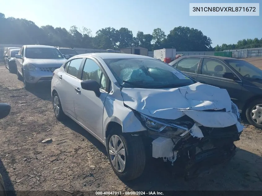 2024 Nissan Versa 1.6 S VIN: 3N1CN8DVXRL871672 Lot: 40047017