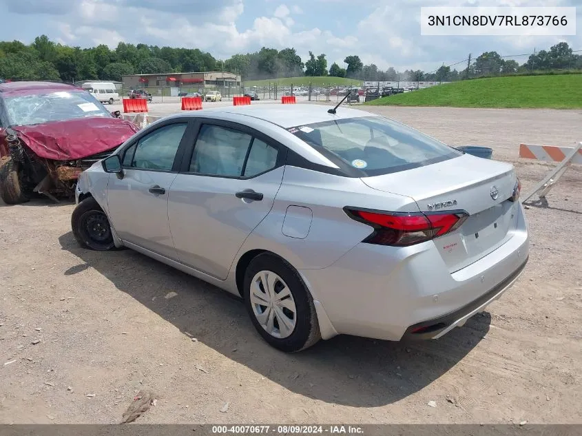 2024 Nissan Versa 1.6 S VIN: 3N1CN8DV7RL873766 Lot: 40070677