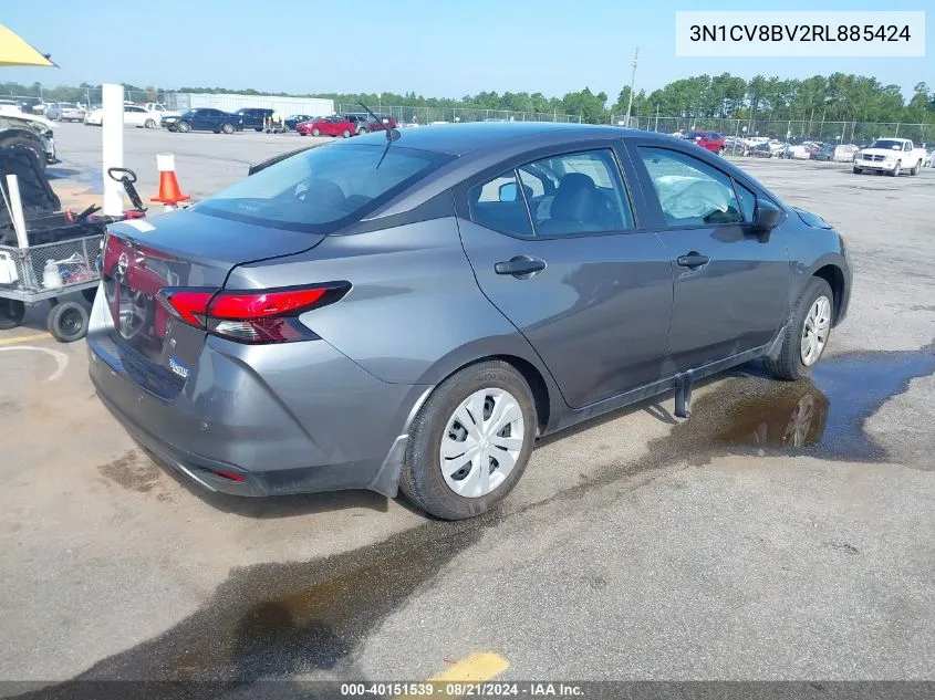 2024 Nissan Versa VIN: 3N1CV8BV2RL885424 Lot: 40151539