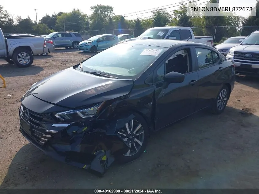 2024 Nissan Versa S VIN: 3N1CN8DV6RL872673 Lot: 40162980