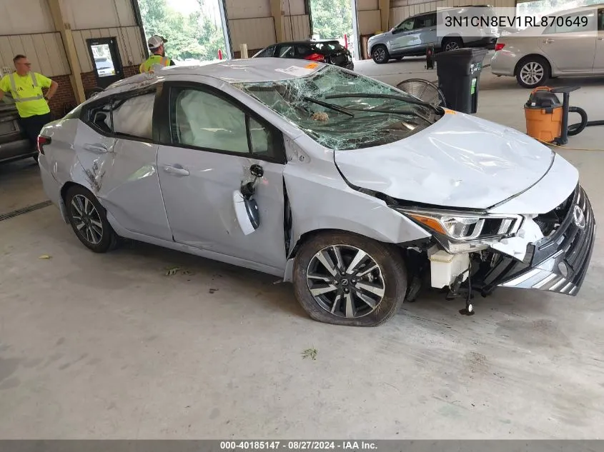 2024 Nissan Versa 1.6 Sv VIN: 3N1CN8EV1RL870649 Lot: 40185147