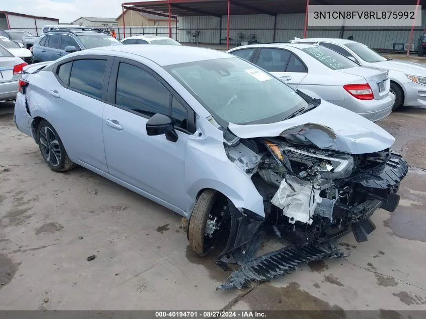 2024 Nissan Versa 1.6 Sr VIN: 3N1CN8FV8RL875992 Lot: 40194701