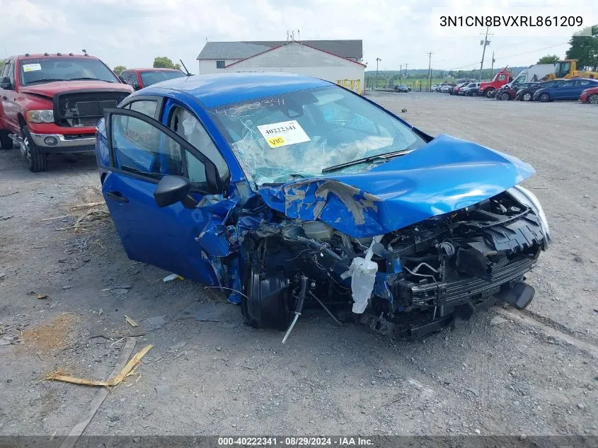 2024 Nissan Versa 1.6 S VIN: 3N1CN8BVXRL861209 Lot: 40222341