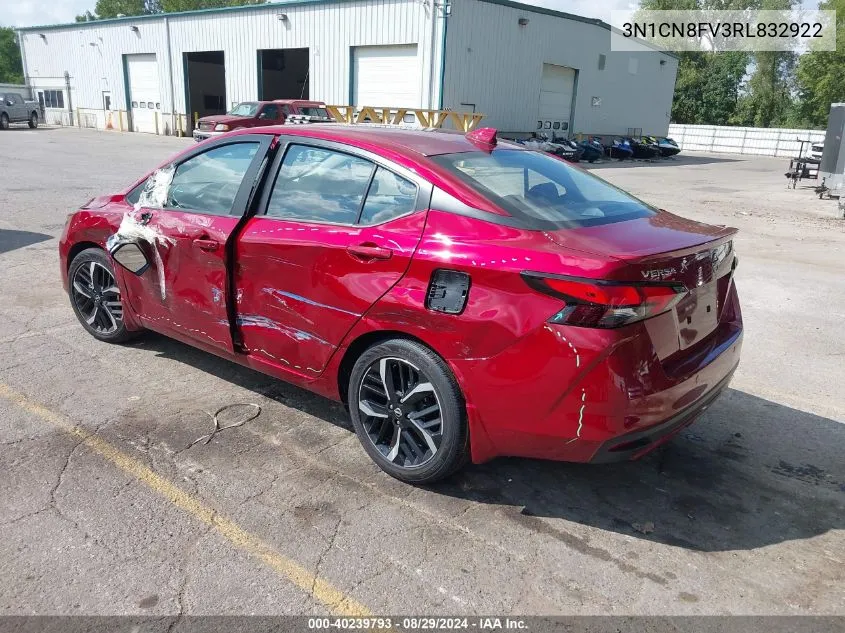 3N1CN8FV3RL832922 2024 Nissan Versa 1.6 Sr