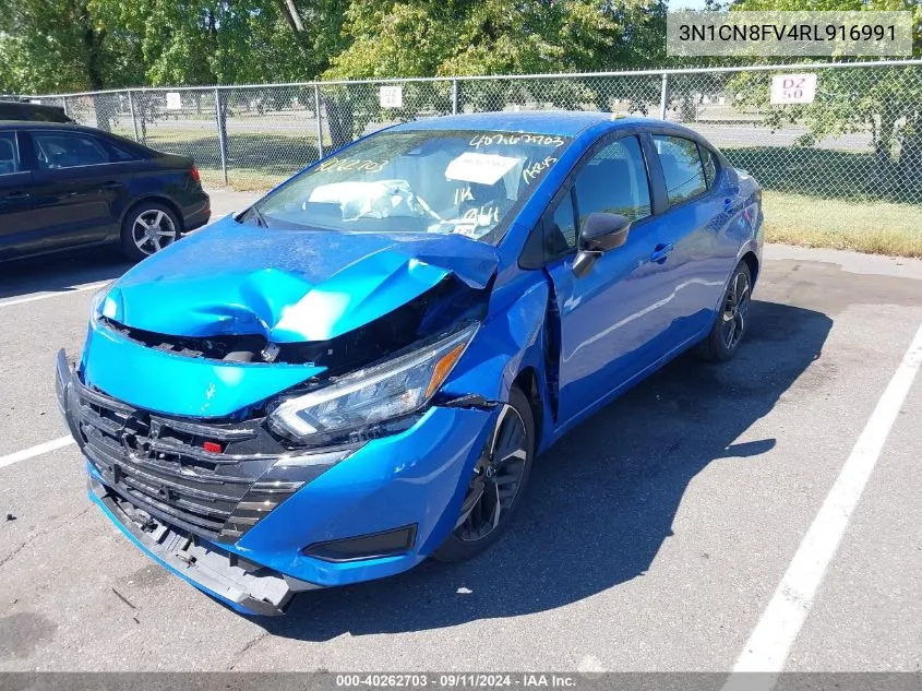 2024 Nissan Versa Sr VIN: 3N1CN8FV4RL916991 Lot: 40262703