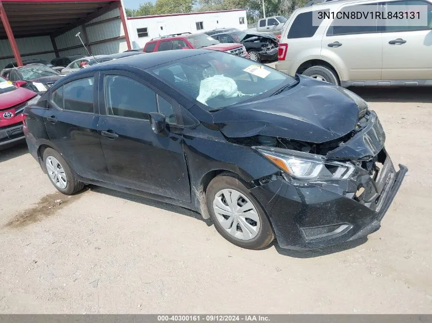 2024 Nissan Versa 1.6 S VIN: 3N1CN8DV1RL843131 Lot: 40300161