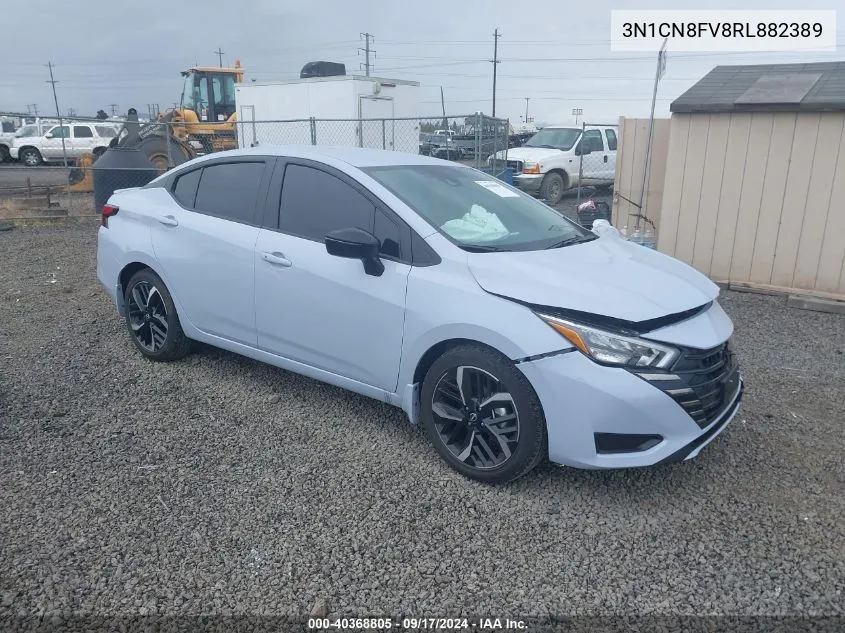 2024 Nissan Versa 1.6 Sr VIN: 3N1CN8FV8RL882389 Lot: 40368805