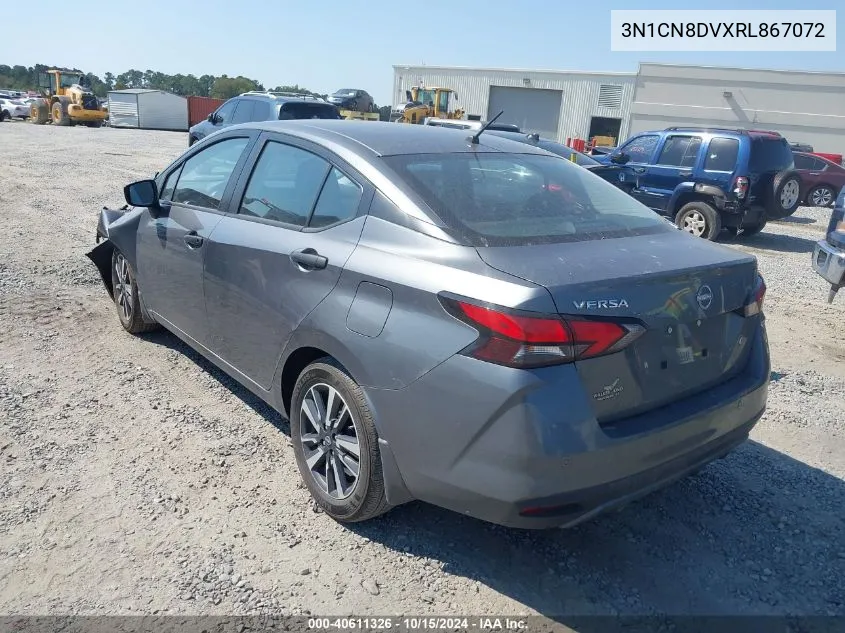 2024 Nissan Versa 1.6 S VIN: 3N1CN8DVXRL867072 Lot: 40611326