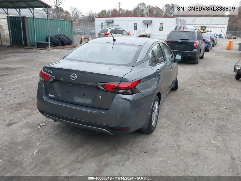 3N1CN8DV8RL833809 2024 Nissan Versa 1.6 S