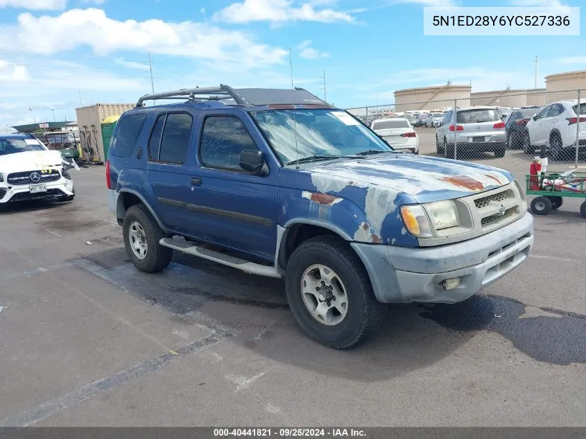 2000 Nissan Xterra Se/Xe VIN: 5N1ED28Y6YC527336 Lot: 40441821