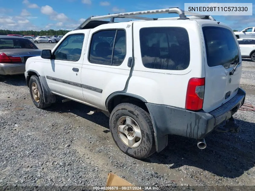 2001 Nissan Xterra Se VIN: 5N1ED28T11C573330 Lot: 40206575