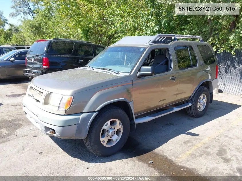 2001 Nissan Xterra Xe VIN: 5N1ED28Y21C501516 Lot: 40385380