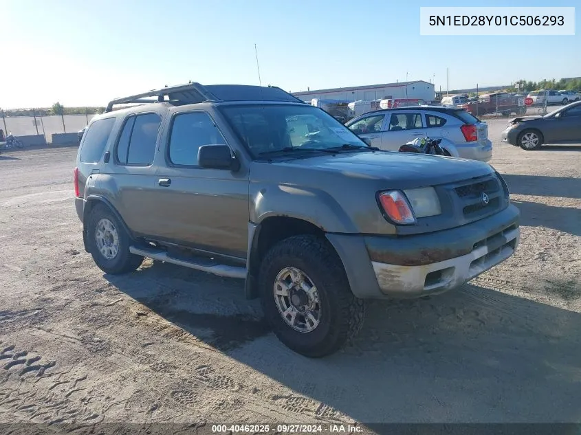 2001 Nissan Xterra Xe VIN: 5N1ED28Y01C506293 Lot: 40462025