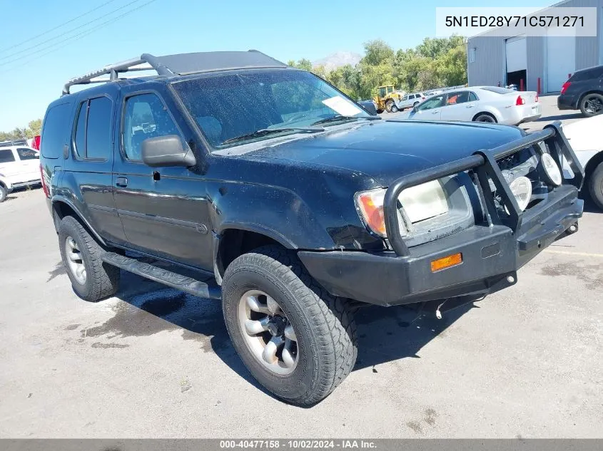 2001 Nissan Xterra Se VIN: 5N1ED28Y71C571271 Lot: 40477158