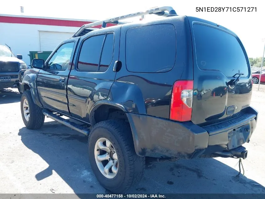 2001 Nissan Xterra Se VIN: 5N1ED28Y71C571271 Lot: 40477158