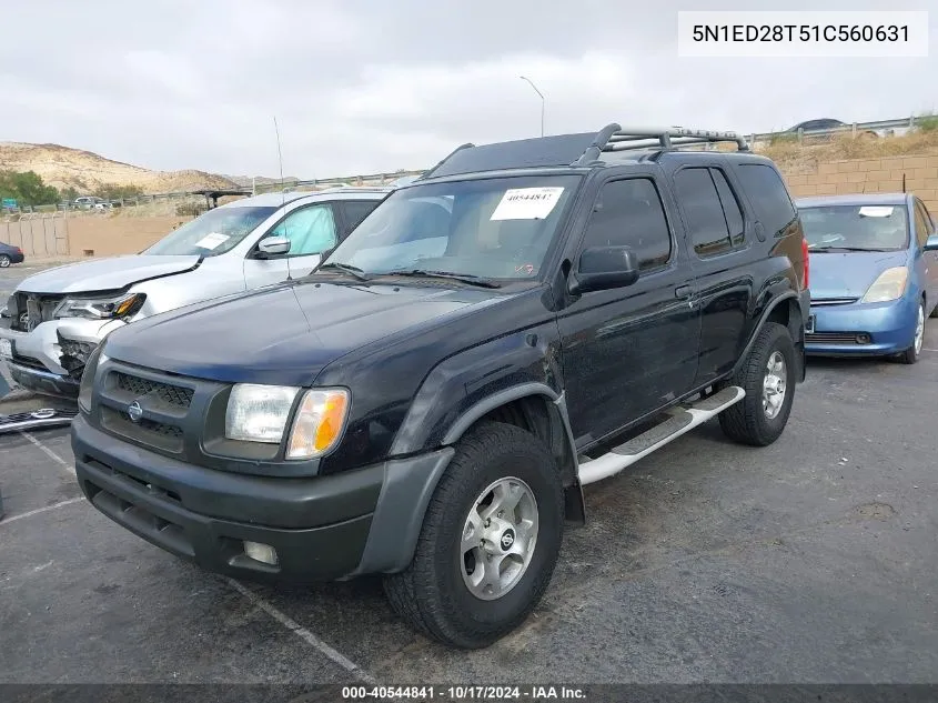 2001 Nissan Xterra Xe/Se VIN: 5N1ED28T51C560631 Lot: 40544841