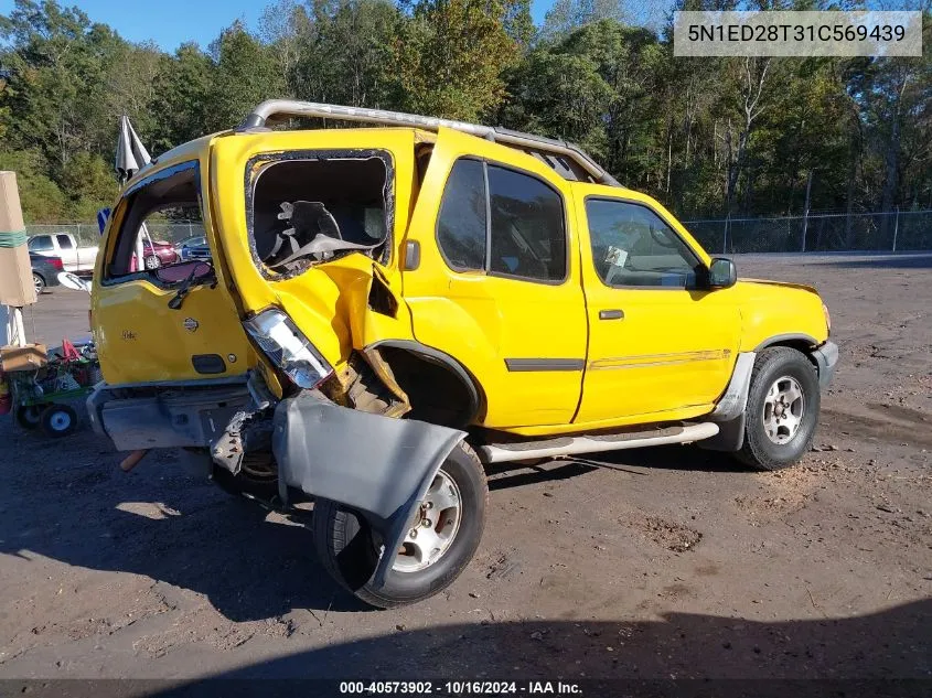 2001 Nissan Xterra Xe-V6 VIN: 5N1ED28T31C569439 Lot: 40573902