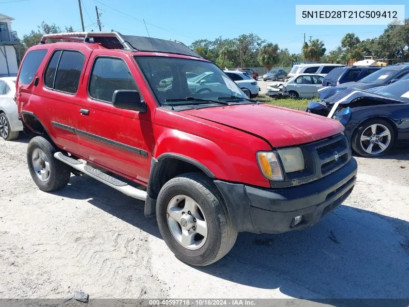 2001 Nissan Xterra Se VIN: 5N1ED28T21C509412 Lot: 40597718