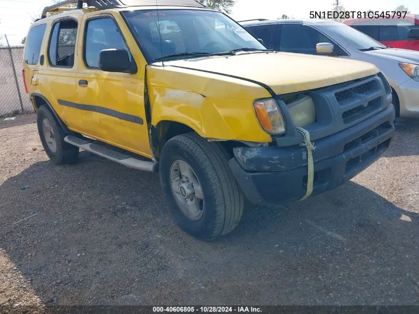 2001 Nissan Xterra Se VIN: 5N1ED28T81C545797 Lot: 40606805