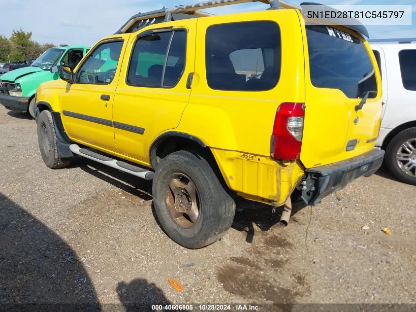 2001 Nissan Xterra Se VIN: 5N1ED28T81C545797 Lot: 40606805