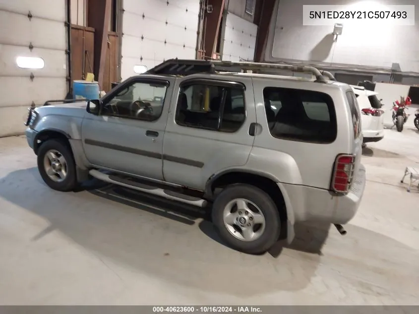 2001 Nissan Xterra Se VIN: 5N1ED28Y21C507493 Lot: 40623600