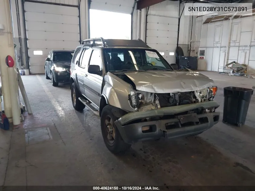 2001 Nissan Xterra Se VIN: 5N1ED28Y31C573891 Lot: 40624150