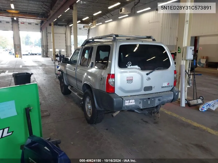 2001 Nissan Xterra Se VIN: 5N1ED28Y31C573891 Lot: 40624150