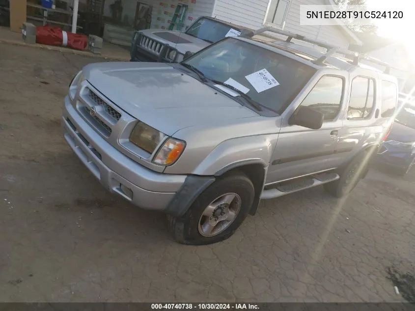 2001 Nissan Xterra Se VIN: 5N1ED28T91C524120 Lot: 40740738