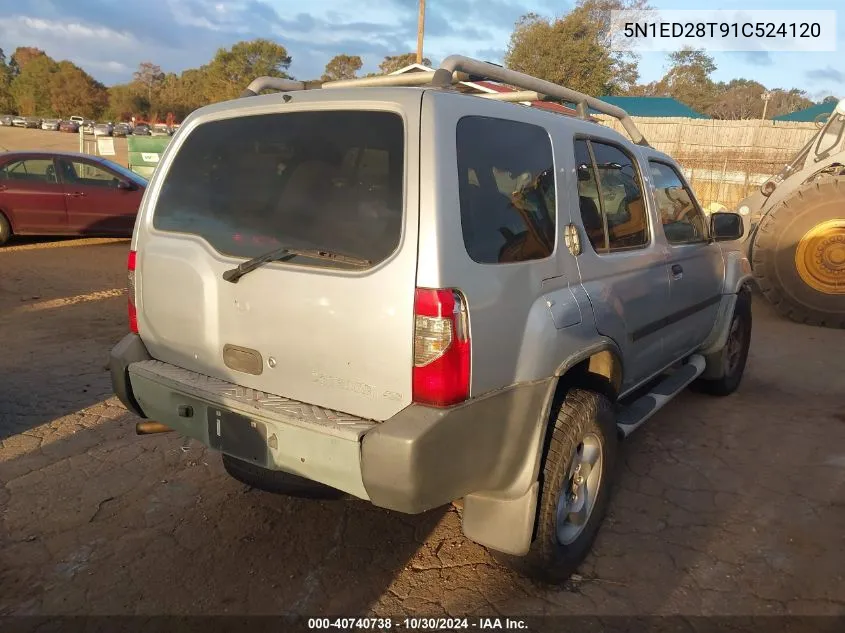 2001 Nissan Xterra Se VIN: 5N1ED28T91C524120 Lot: 40740738