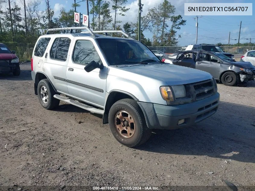 2001 Nissan Xterra Xe-V6 VIN: 5N1ED28TX1C564707 Lot: 40785410