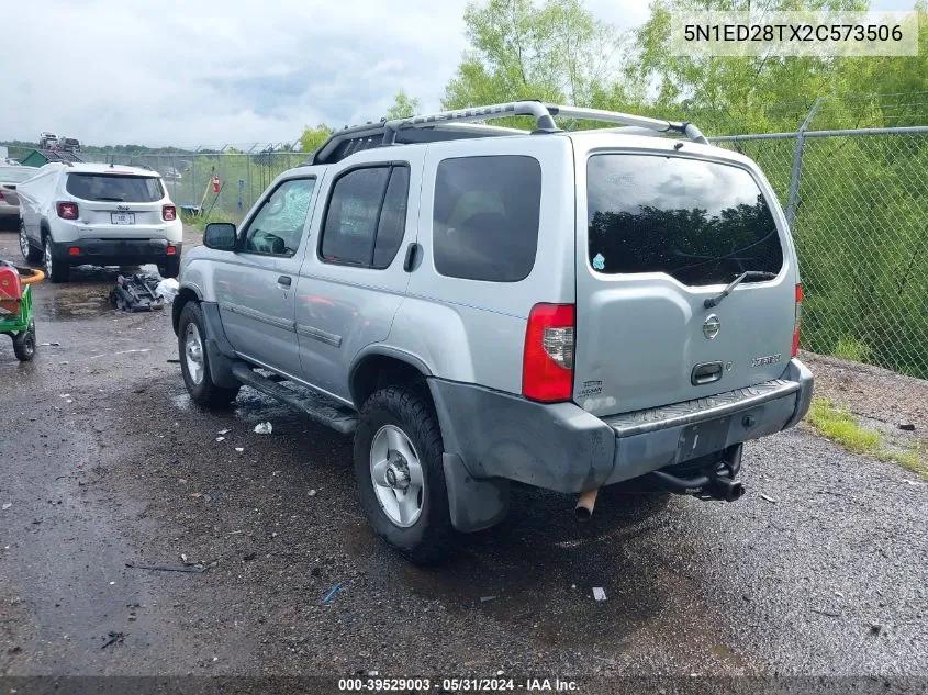 2002 Nissan Xterra Xe VIN: 5N1ED28TX2C573506 Lot: 39529003