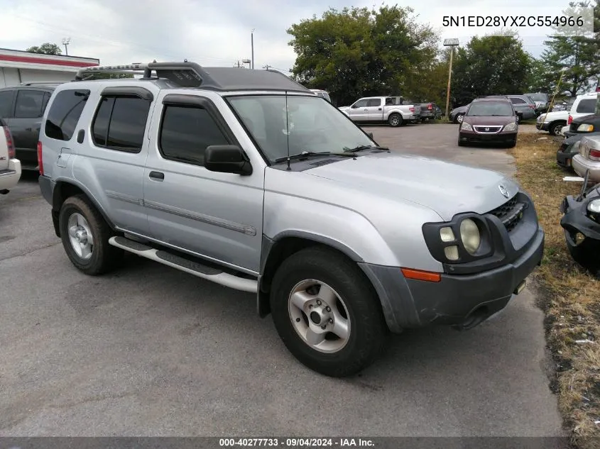 2002 Nissan Xterra Xe VIN: 5N1ED28YX2C554966 Lot: 40277733