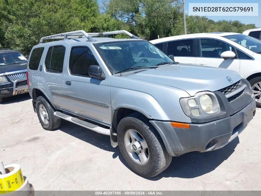 2002 Nissan Xterra Xe VIN: 5N1ED28T62C579691 Lot: 40297395