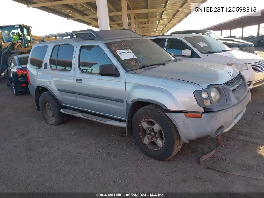 2002 Nissan Xterra Xe VIN: 5N1ED28T12C598813 Lot: 40301086