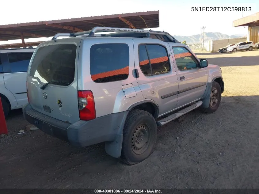 2002 Nissan Xterra Xe VIN: 5N1ED28T12C598813 Lot: 40301086