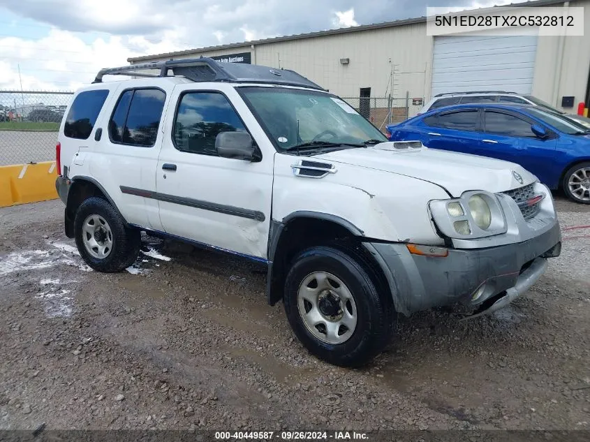 2002 Nissan Xterra Xe VIN: 5N1ED28TX2C532812 Lot: 40449587