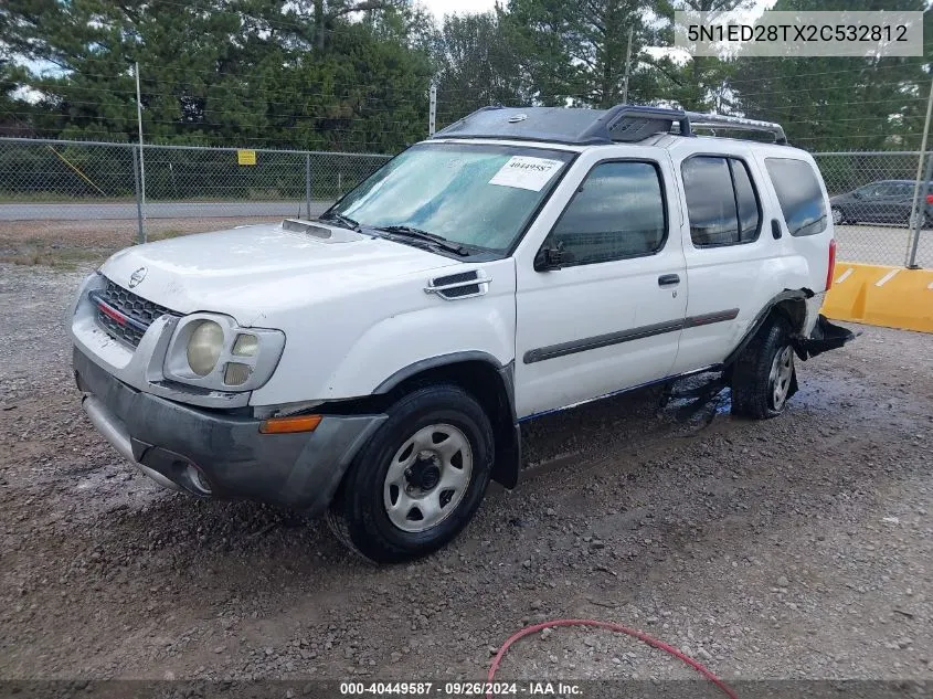 2002 Nissan Xterra Xe VIN: 5N1ED28TX2C532812 Lot: 40449587