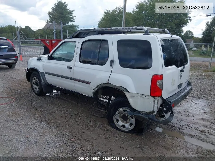 2002 Nissan Xterra Xe VIN: 5N1ED28TX2C532812 Lot: 40449587